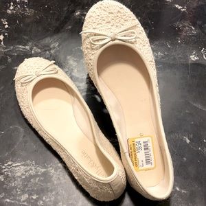 Brand new, Classic, bow tie, ballet flats. Size 7.